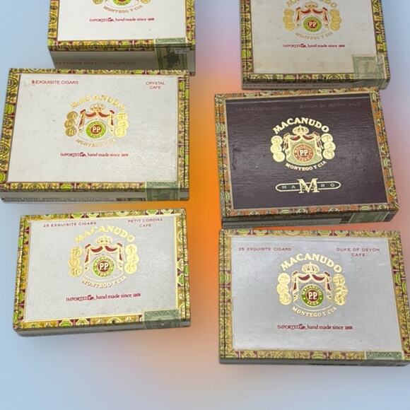 Macanudo Cigar Box Collection SET OF EIGHT - Picture 3 of 3